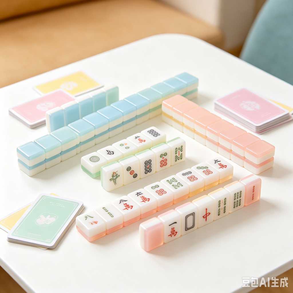 shiny mahjong tiles luxury