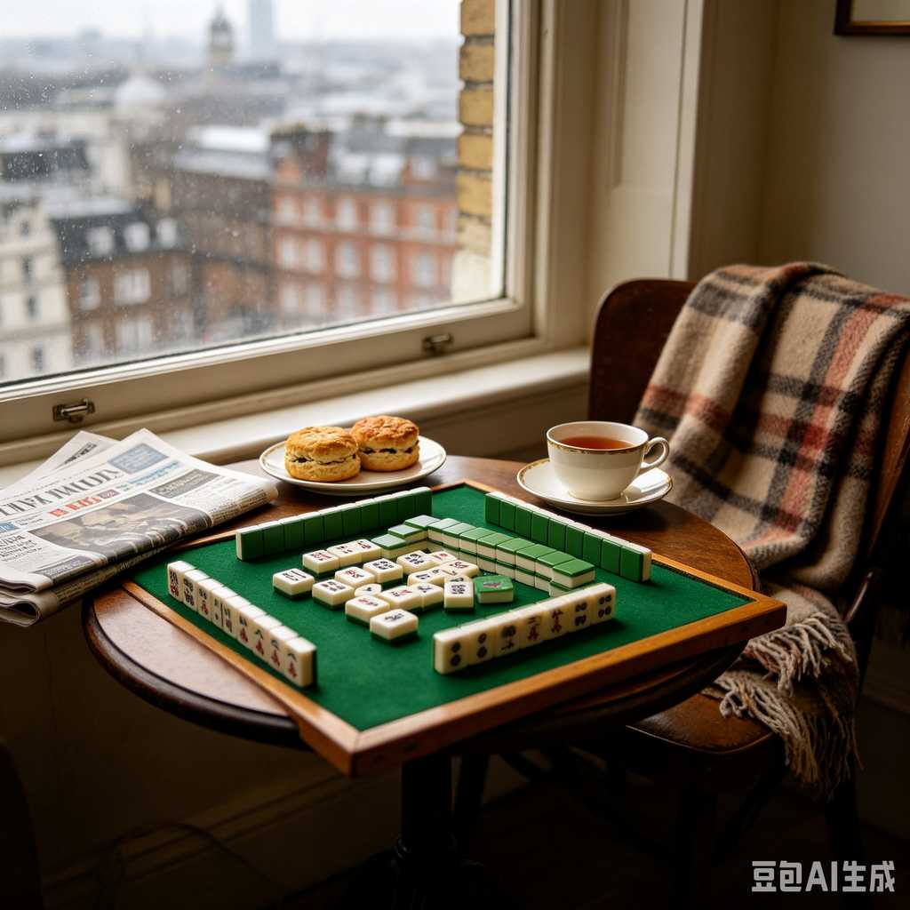 trendy color mahjong set